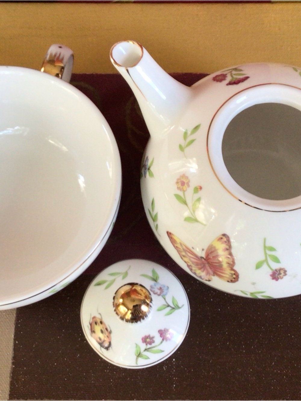 Adeline Tea for One Stackable Teapot - Picture 2 of 7